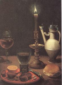 Gottfried Von Wedig Still Life with a Candle (mk05) China oil painting art